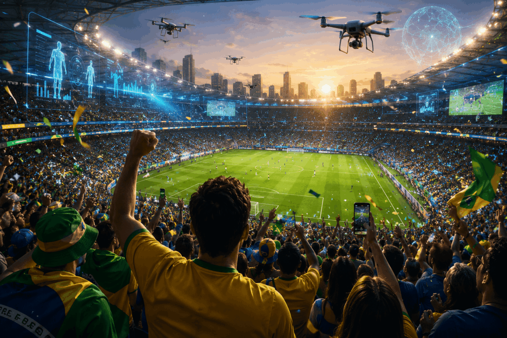 Copa do Mundo: O futuro entra em campo e se manifesta nas arquibancadas