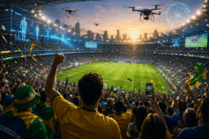 Copa do Mundo: O futuro entra em campo e se manifesta nas arquibancadas